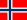 Flagge von Norwegen